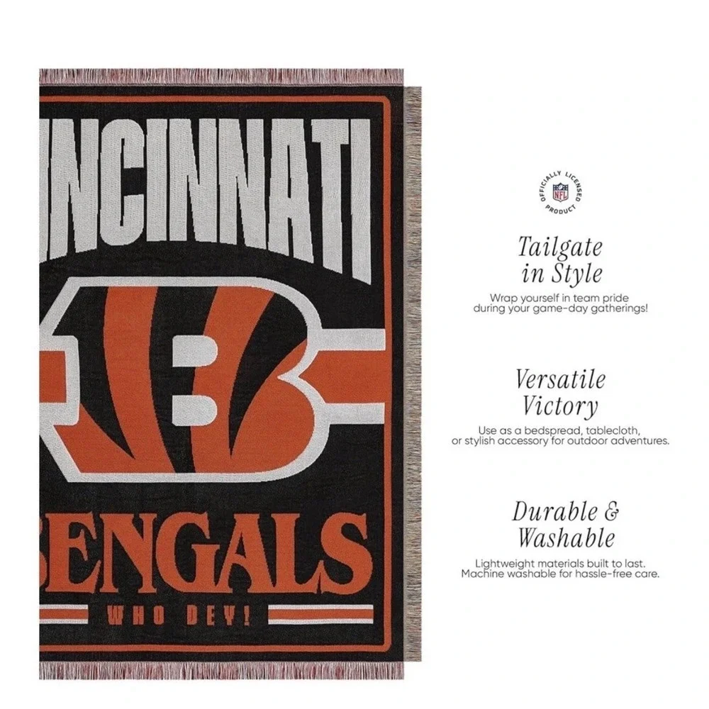 FOCO NFL Team Logo Woven Tapestry - 46